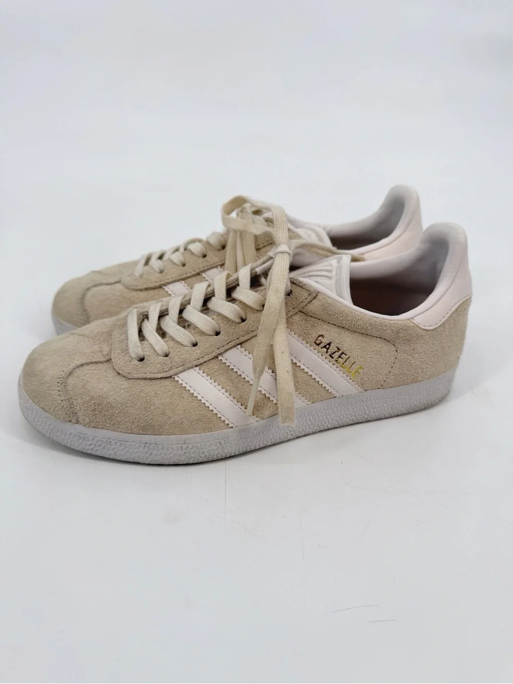 Adidas Gazelle Cream Suede Sneakers Size 5.5